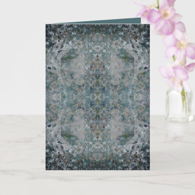 Tarjeta Moderna, De Una Especie De Arte Abstracto En Un Se (Orquídea)