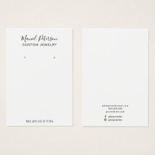 Tarjeta moderna de visualización de joyas de orien