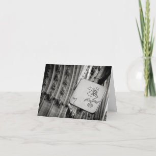 Tarjeta moderna del flor