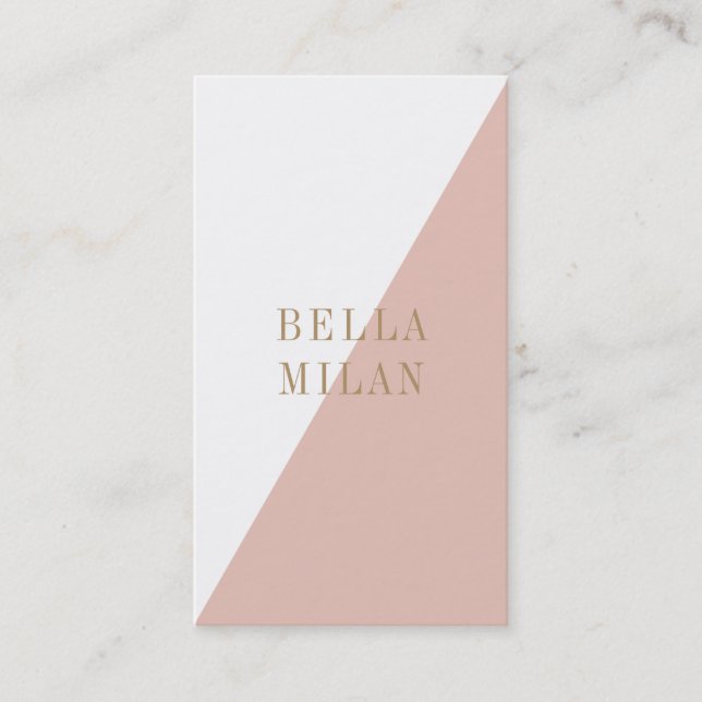 Tarjeta moderna elegante de Busniess (Anverso)