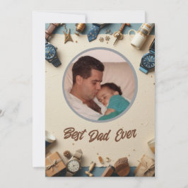 Tarjeta moderna elegante del día del padre - Mensa