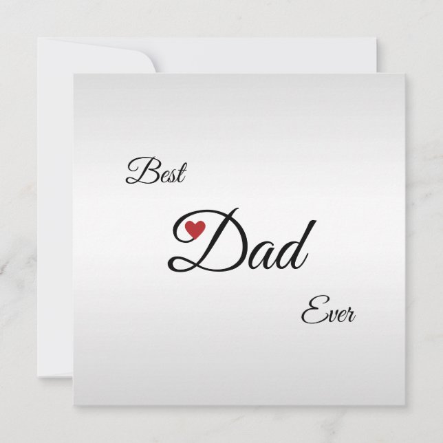 Tarjeta moderna personalizada del Día del Padre (Anverso)