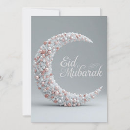 Tarjeta moderna personalizada Eid mubarak