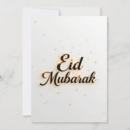 Tarjeta moderna personalizada Eid mubarak