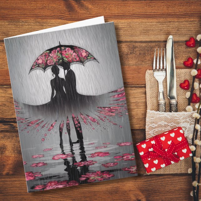 Tarjeta moderna romántica y linda para esposa o es (Subido por el creador)