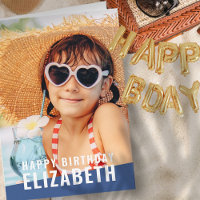 Moderno Personalizado de Moda simple foto Saludo d