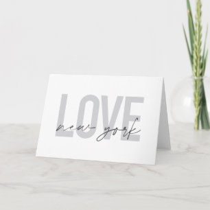 Tarjeta Moderno, urbano, fresco diseño simple de Love New