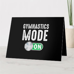 Tarjeta Modo De Gimnasia En El Entrenador Del Atleta Gymna