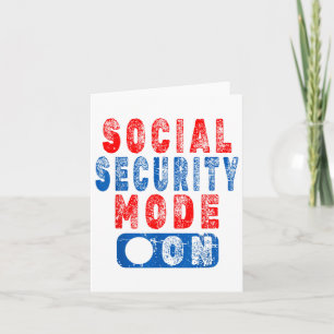 Tarjeta Modo de seguridad social activado - Humor ciudadan