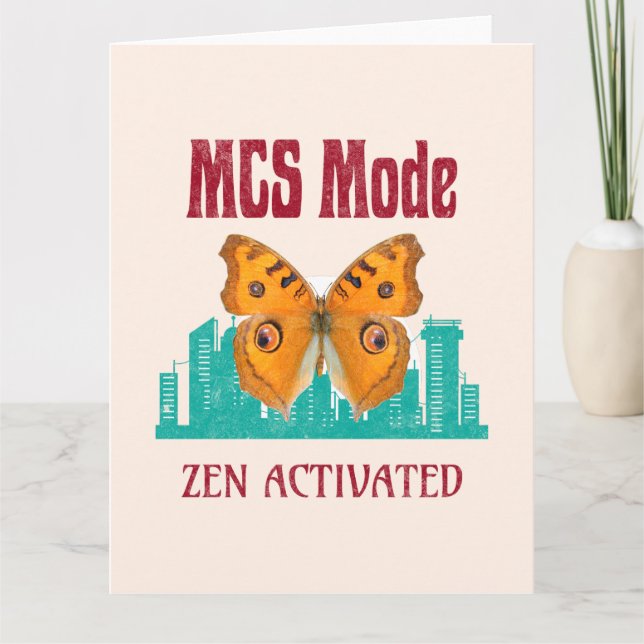 Tarjeta Modo MCS de sensibilización sobre sensibilidad quí (Anverso)