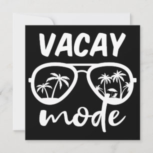 Tarjeta Modo Vacaciones II - Vacaciones Familiares