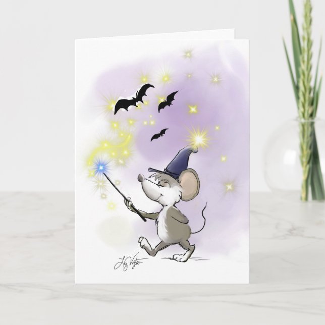 Tarjeta Moe's Happy Halloween (Anverso)