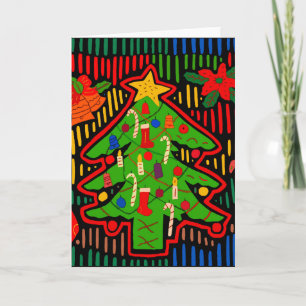 Tarjeta Mola de árbol de Navidad de la Isla de San Blas