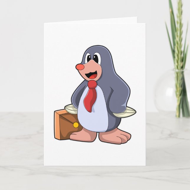 Tarjeta Mole como empresario con bolsa (Anverso)