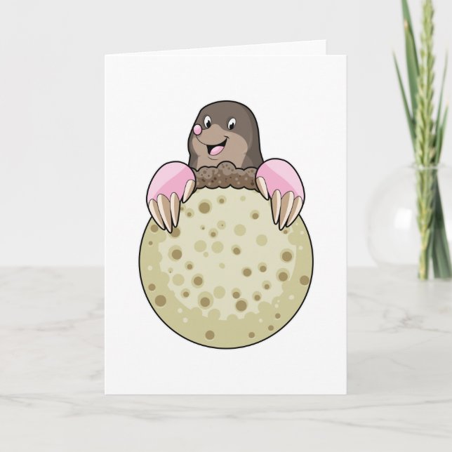 Tarjeta Mole con la luna (Anverso)