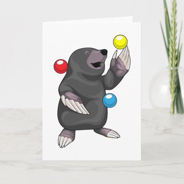 Tarjeta Mole Juggler Juggle (Anverso)