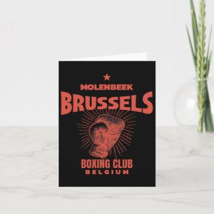 Tarjeta Molenbeek Brussels Boxing Club Bélgica - Boxing 2