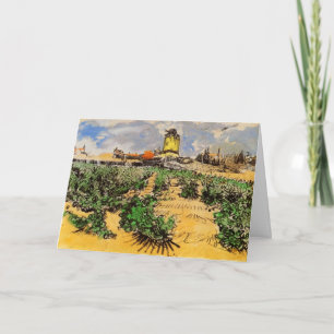 Tarjeta Molino de Alphonse Daudet en Fontevielle de Van Go