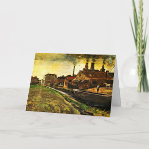 Tarjeta Molino de hierro en La Haya de Vincent van Gogh