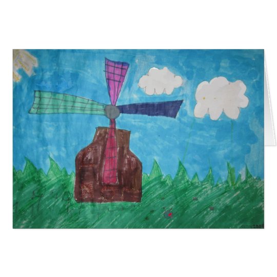 Tarjeta Molino de viento