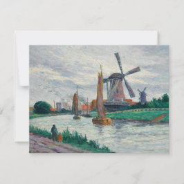 Tarjeta Molinos de viento en Holanda (Países Bajos)