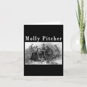 Tarjeta Molly Pitcher Mary Ludwig Revolucionario Estadouni