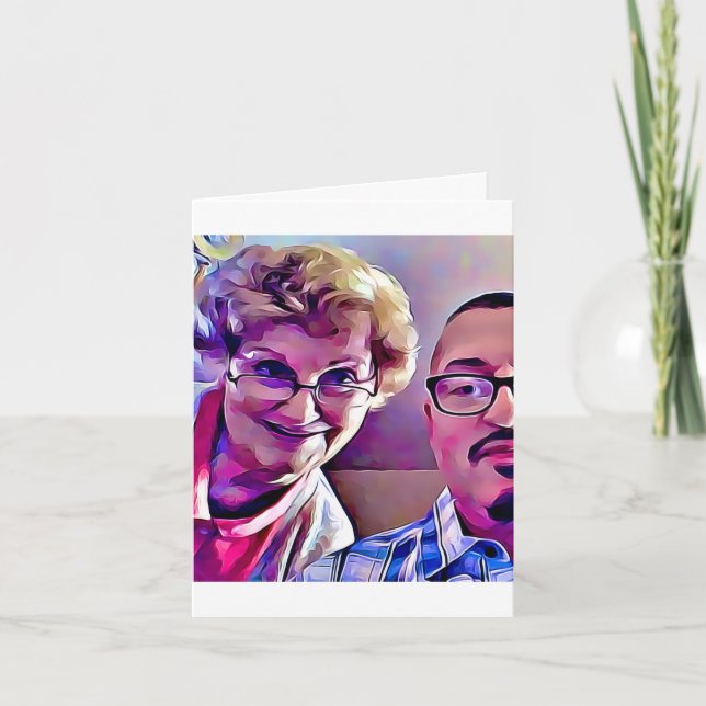 Tarjeta Mom and me Mother's Day 2017 ages 84 and 64 card   (Anverso)