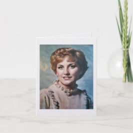 Tarjeta Mom as Computer Impasto Oil Painting 