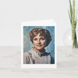 Tarjeta Mom as Computer Watercolor Painting 