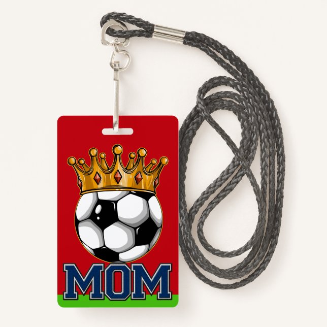 Tarjeta MOM de fútbol (Anverso son cordón)