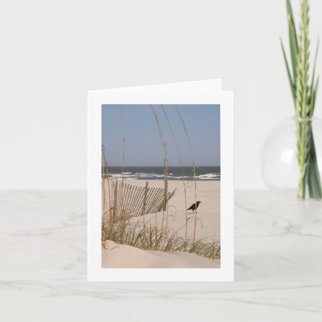 Tarjeta Momento reservado en una playa de Hilton Head (Anverso)
