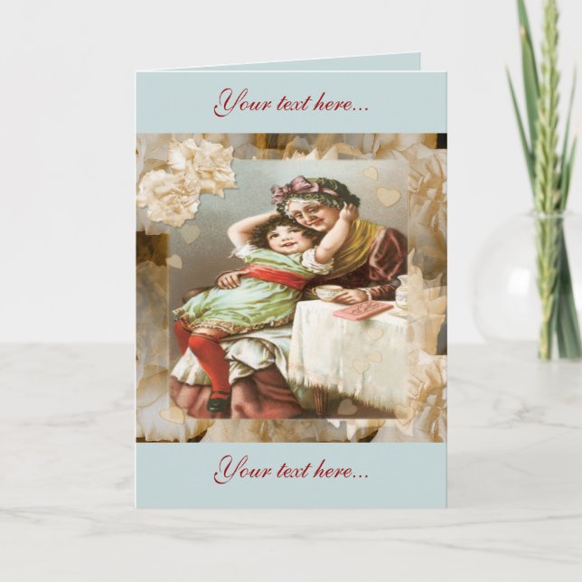 Tarjeta Momentos con la abuela (Anverso)