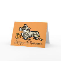 Momia de Halloween del Corgi