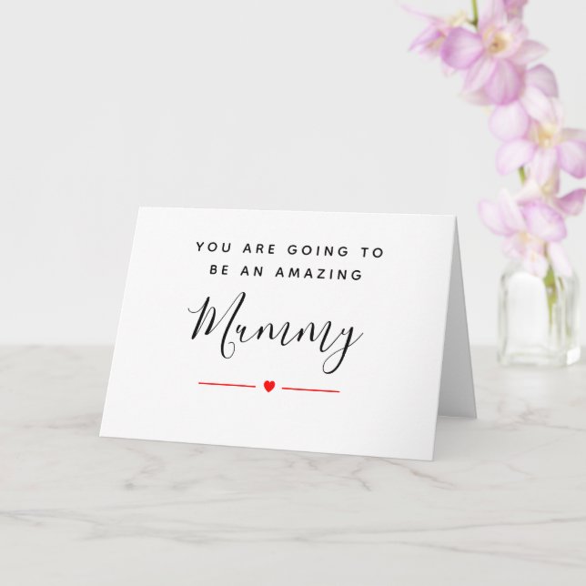 Tarjeta momia para ser (Orquídea)