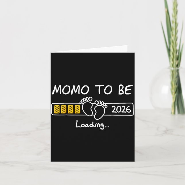 Tarjeta Momo To Be 2026 Loading Momo Est 2026  (Anverso)
