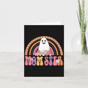Tarjeta Momster Ghoulish Fiesta Amantes de Zombie Fantasma