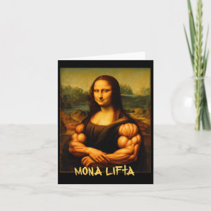 Tarjeta Mona Lifta Musc Mona Lisa Bodybuilder Gym And Ar
