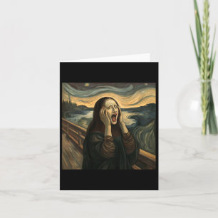 Tarjeta Mona Lisa El Grito Vestuario De Halloween Arte Fie