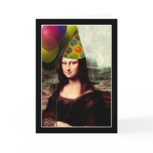 Mona Lisa Gorra Fiesta de cumpleaños feliz