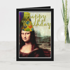 Tarjeta Mona Lisa - La Chica del Cumpleaños