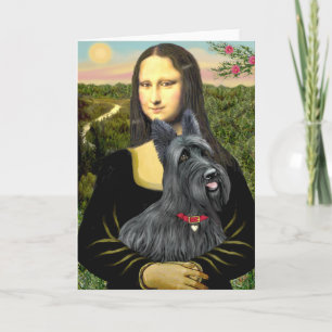 Tarjeta Mona Lisa - Scottish Terrier #1