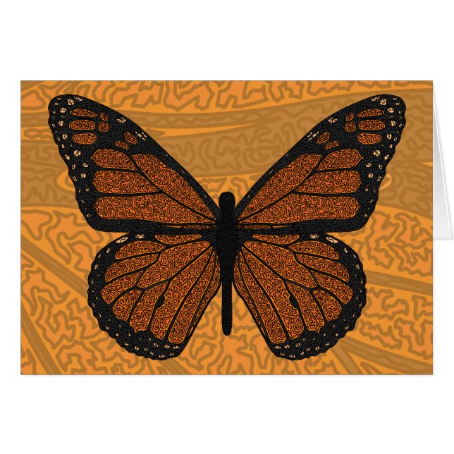 Tarjeta monarca con perro (Anverso (Horizontal))