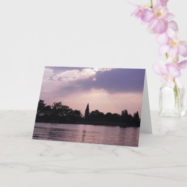 Tarjeta Monasterio de Santa Caterina Torre Bell, Isla Mazz (Orquídea)