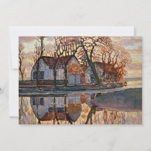 Tarjeta Mondrian - Granja cerca de Duivendrecht