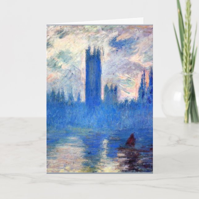 Tarjeta Monet - Cámara del Parlamento, Westminster (Anverso)