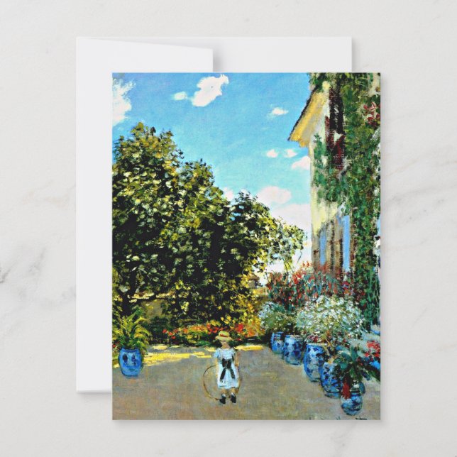 Tarjeta Monet - Casa de artistas en Argentina (Anverso)