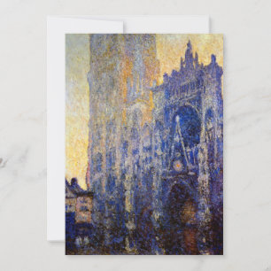 Tarjeta Monet - Catedral de Rouen, Efecto de la Mañana