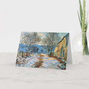 Tarjeta Monet: Efecto de nieve en Limetz