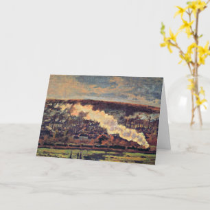 Tarjeta Monet - El tren, 1872,