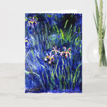 Monet - Irises, obras de arte florales famosas